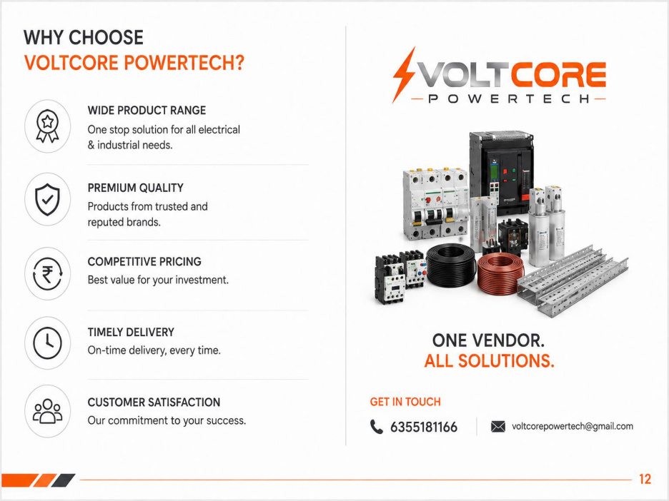 Why choose Voltcore Powertech