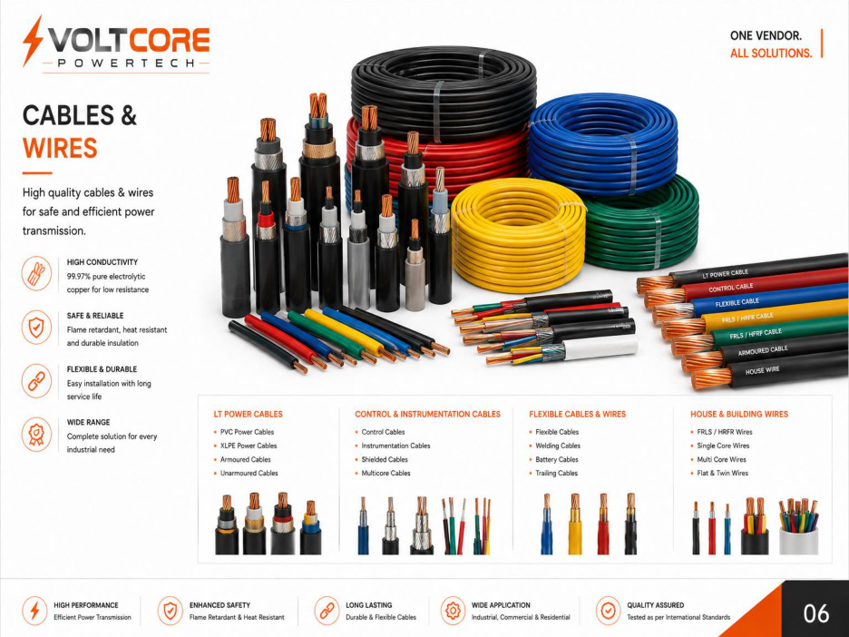 Cables and wires