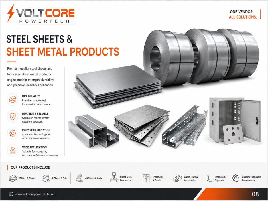Steel sheets and sheet metal products