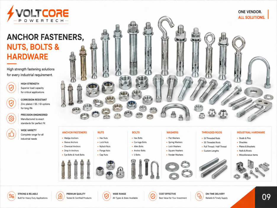 Anchor fasteners and hardware